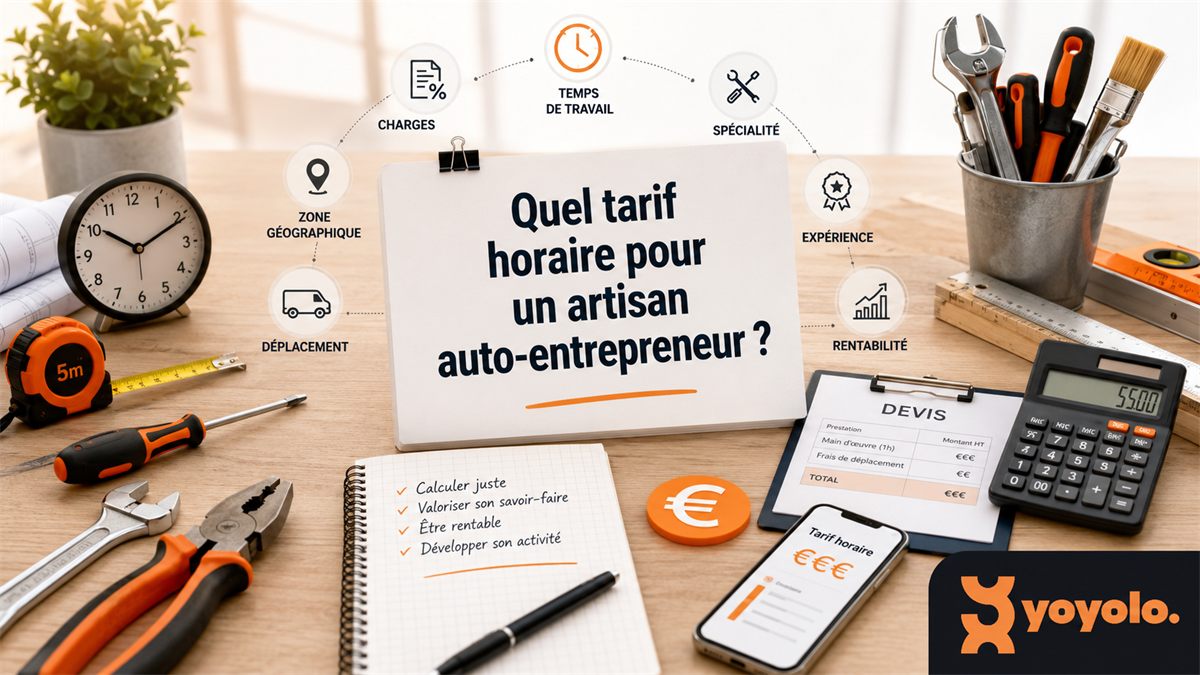 Quel tarif horaire pour un artisan auto-entrepreneur ? Méthode de calcul et fourchettes