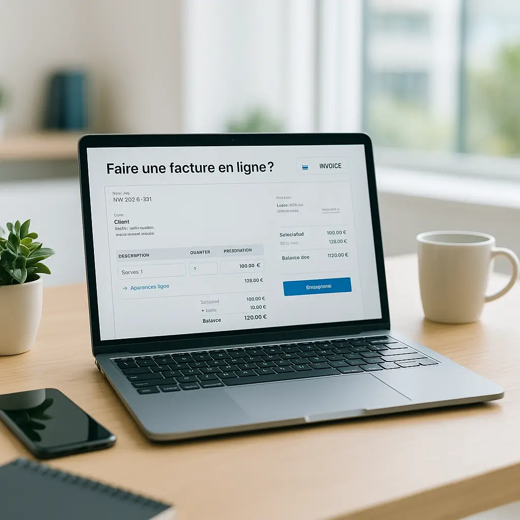 Comment faire une facture en ligne