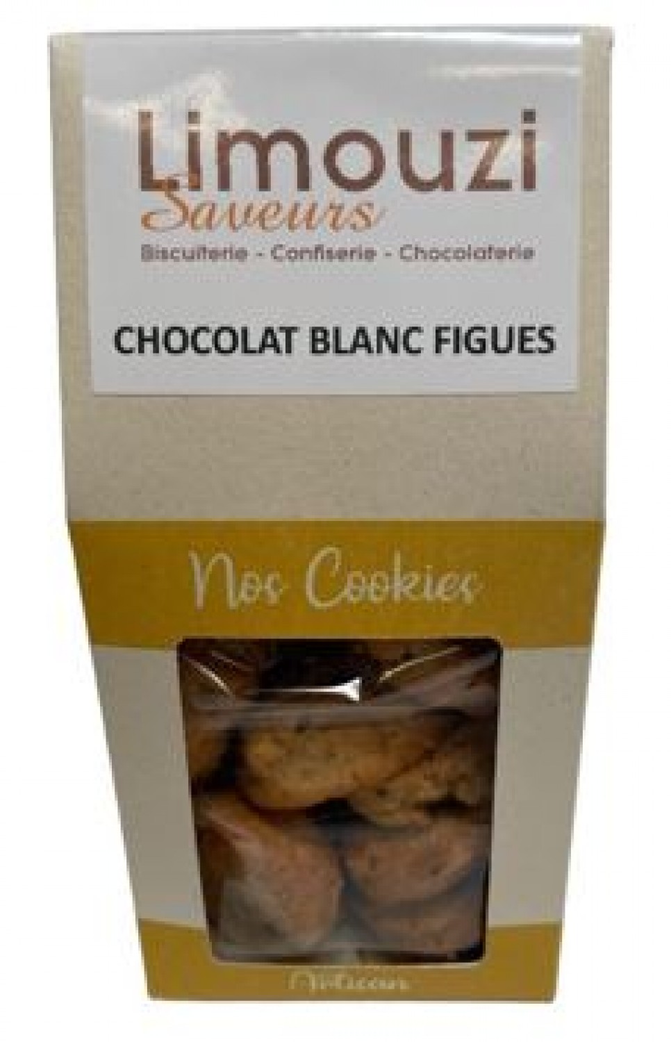 Cookies chocolat blanc figues 150G