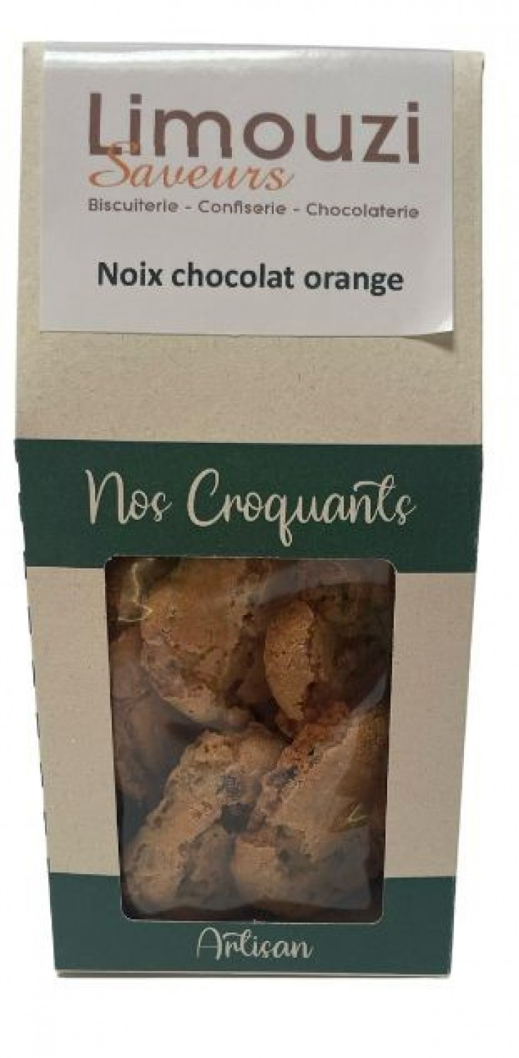 Croquants noix chocolat orange 80G