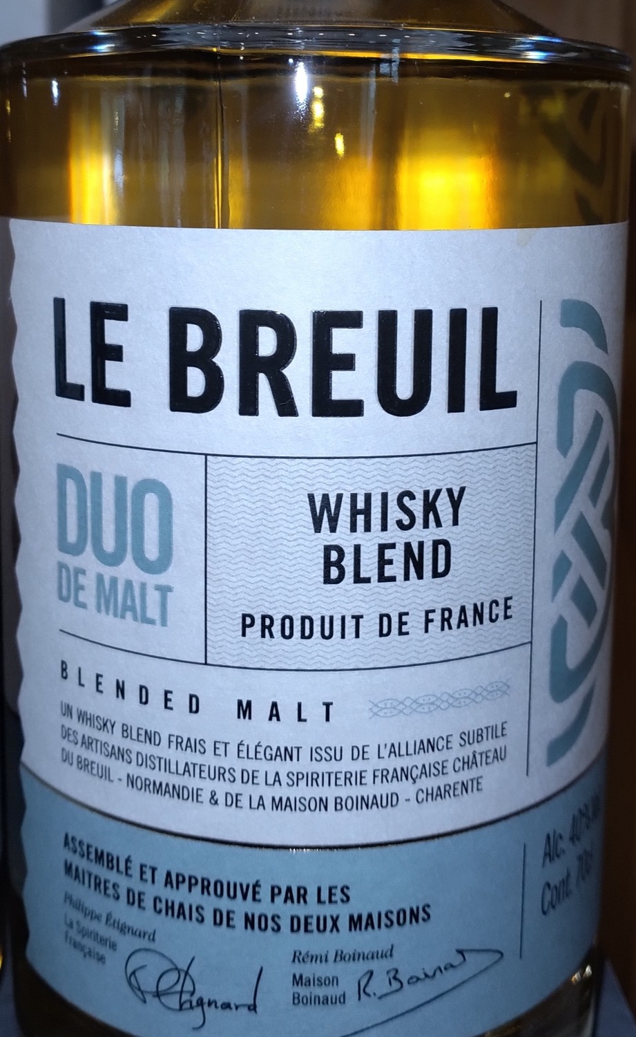 Whisky normand duo de malt