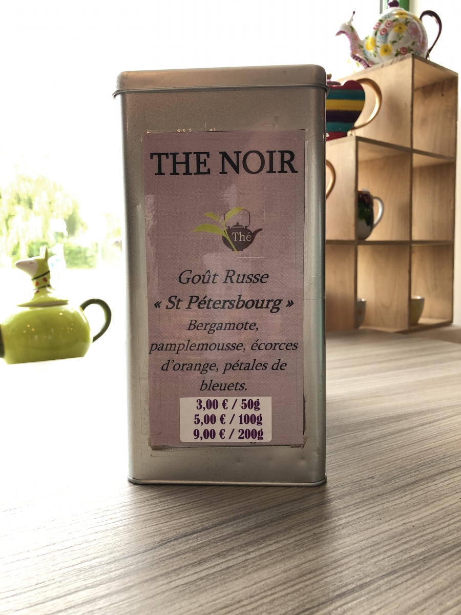 Thé noir Goût Russe St Pétersbourg 200G