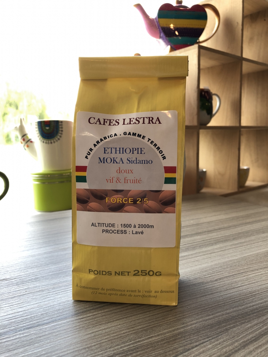 Ethiopie Moka Sidamo 250G - Grain