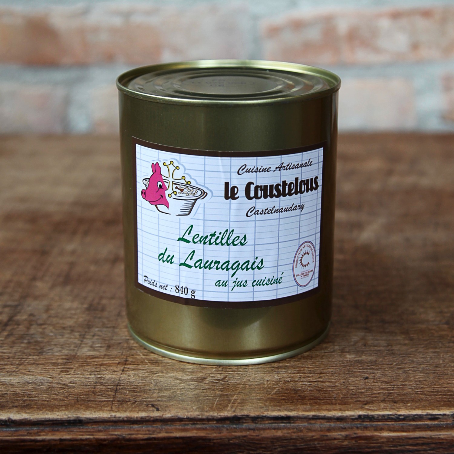 Lentilles du Lauragais - 840g