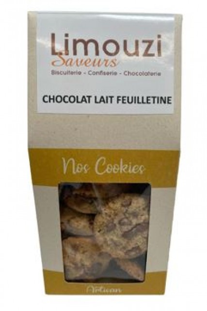 Cookies chocolat lait feuilletine 150G