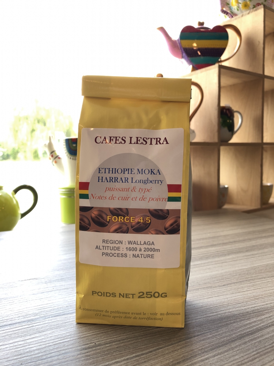 Ethiopie Moka Harrar Longberry 250G - Grain