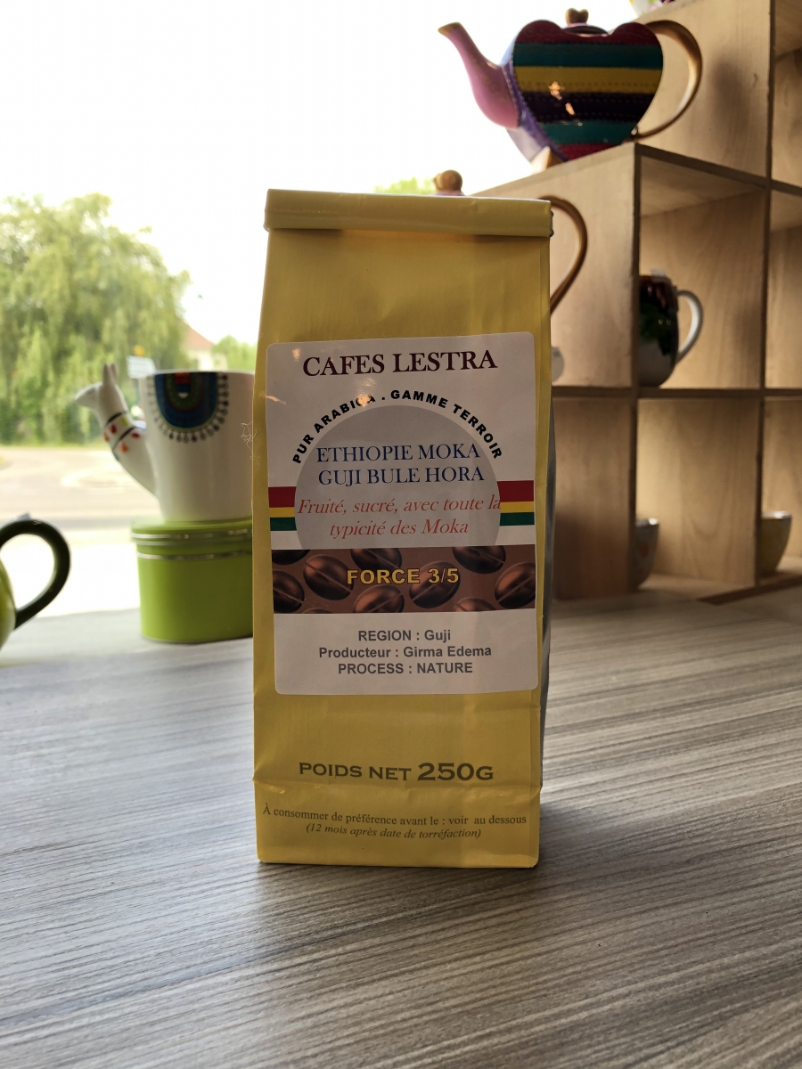 Ethiopie Moka Guji Bule Hora 250G - Moulu