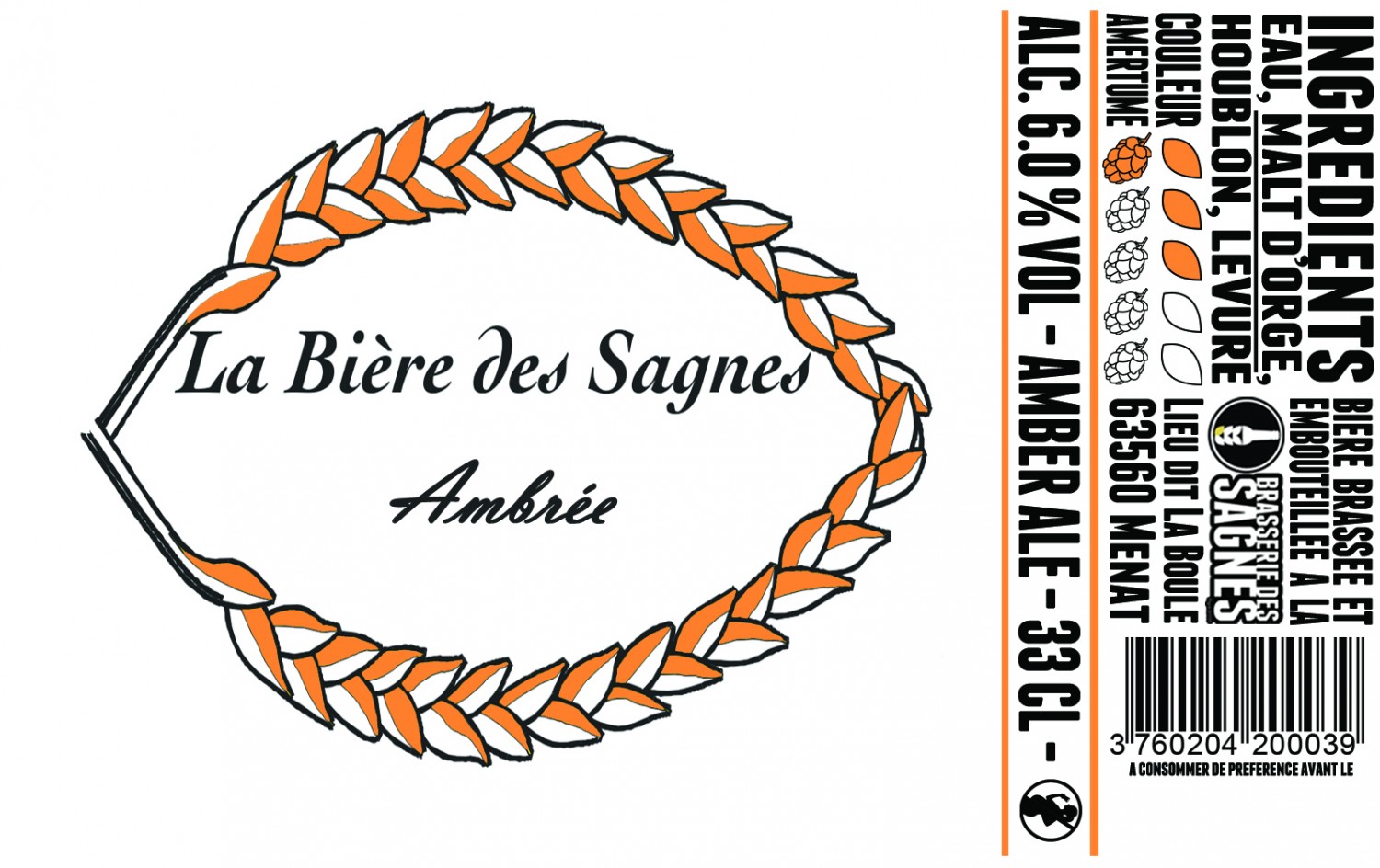 Ambrée des Sagnes 12x33cl