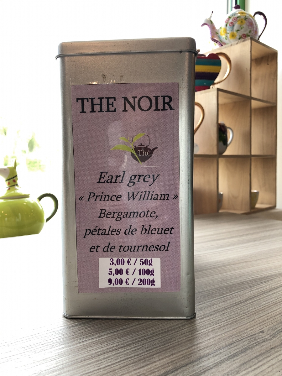 Thé noir Earl Grey Prince William 50G