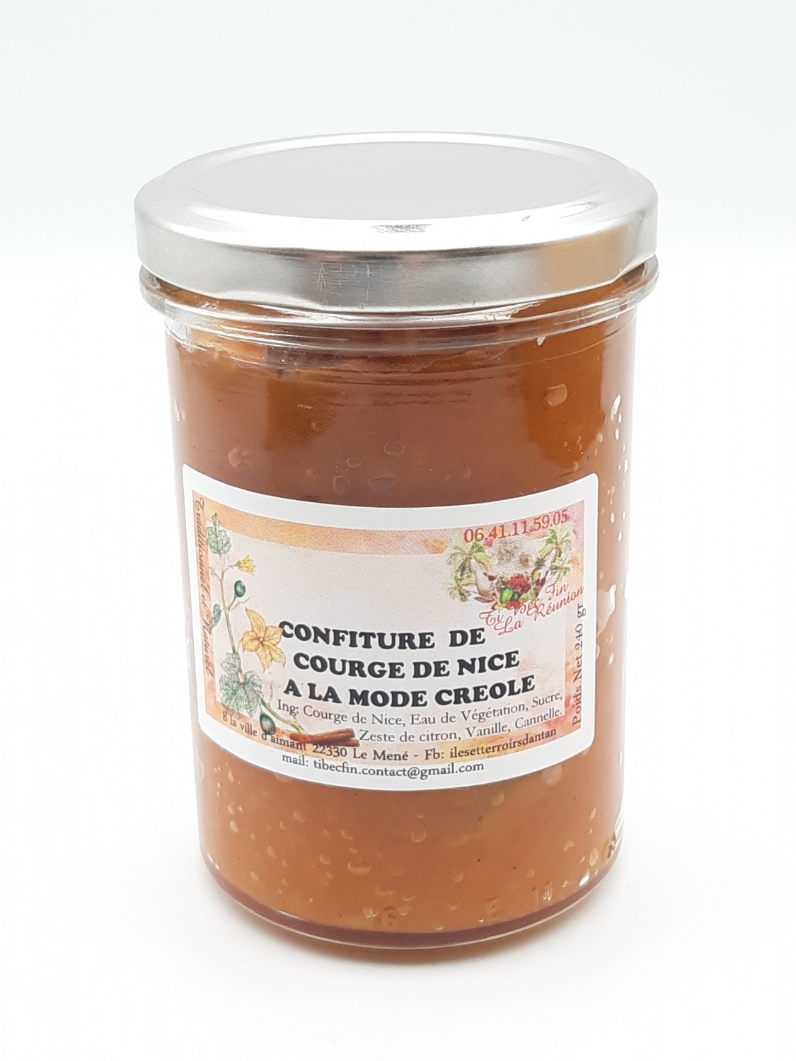 Confiture de courge à la mode Créole